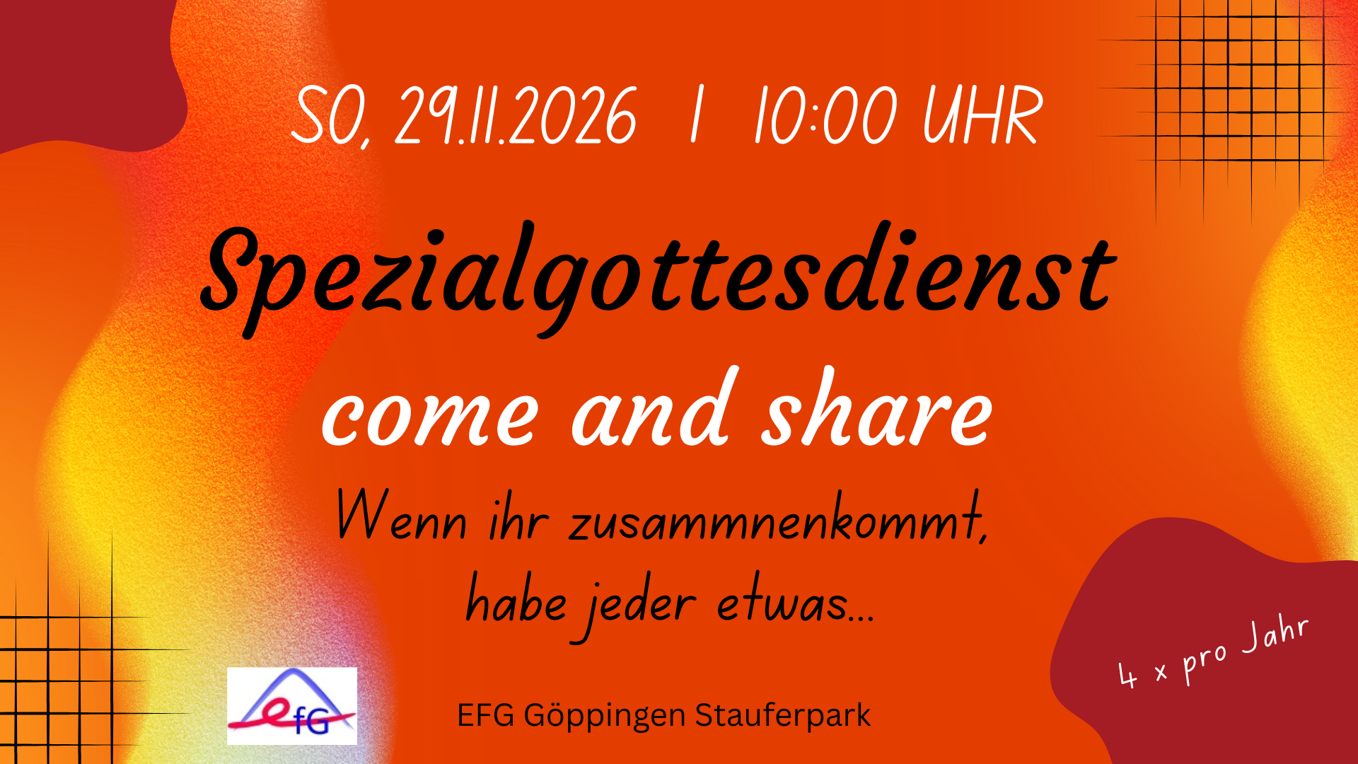 Spezialgottesdienst 
