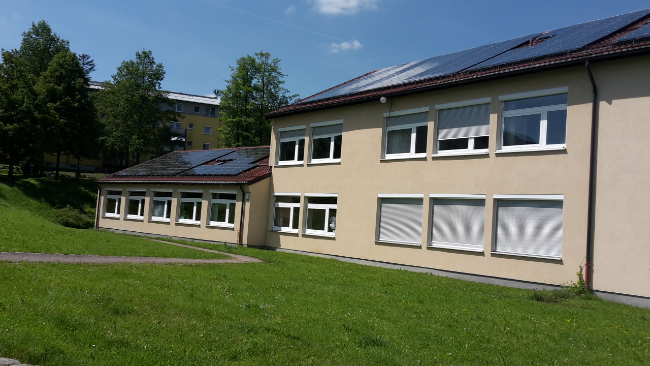 Gebäudeansicht der Räume von außen